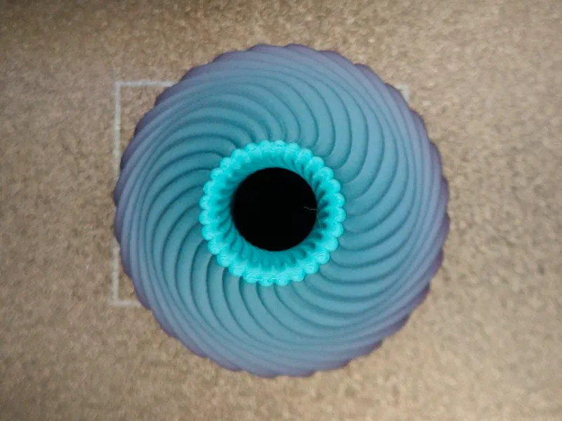 organic twisted vase