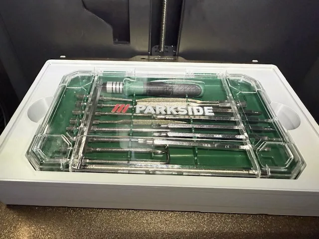 Gridfinity Box für Parkside Feinmechanik-Werkzeuge