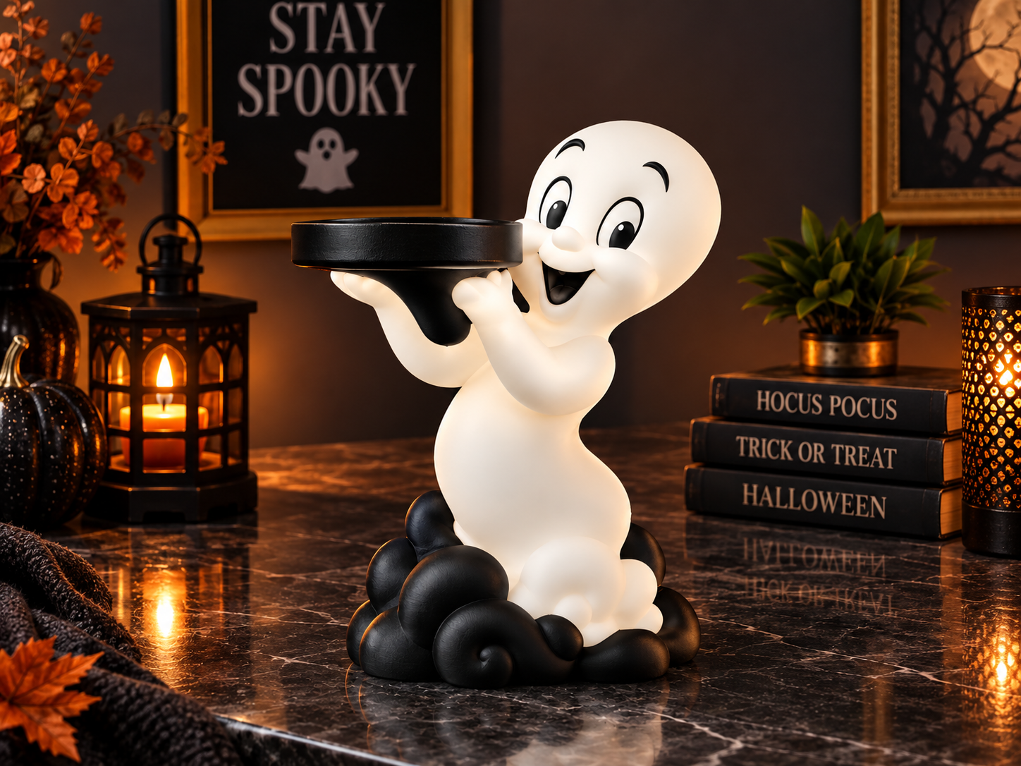 Casper the friendly ghost Candle holder - 1
