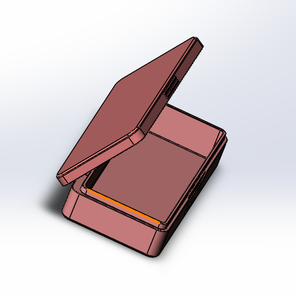 Miniatura 3 do modelo 3D 一体打印mini首饰盒（无需支撑无需五金）