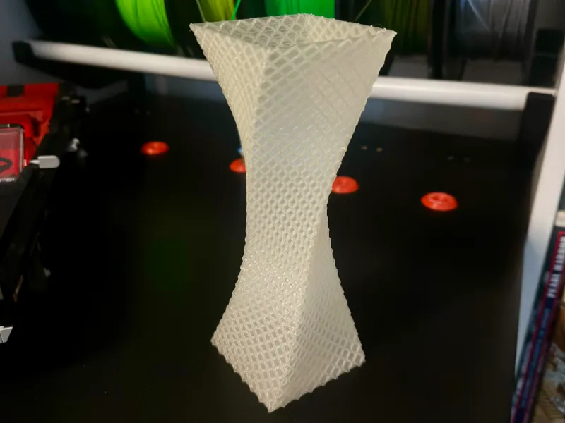 Twisted Square Vase