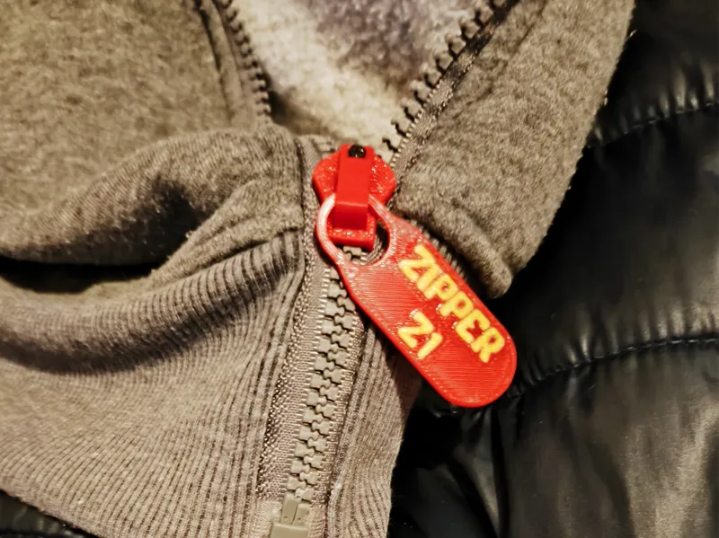 Zipper Z1 Folding clothes zipper + v2
