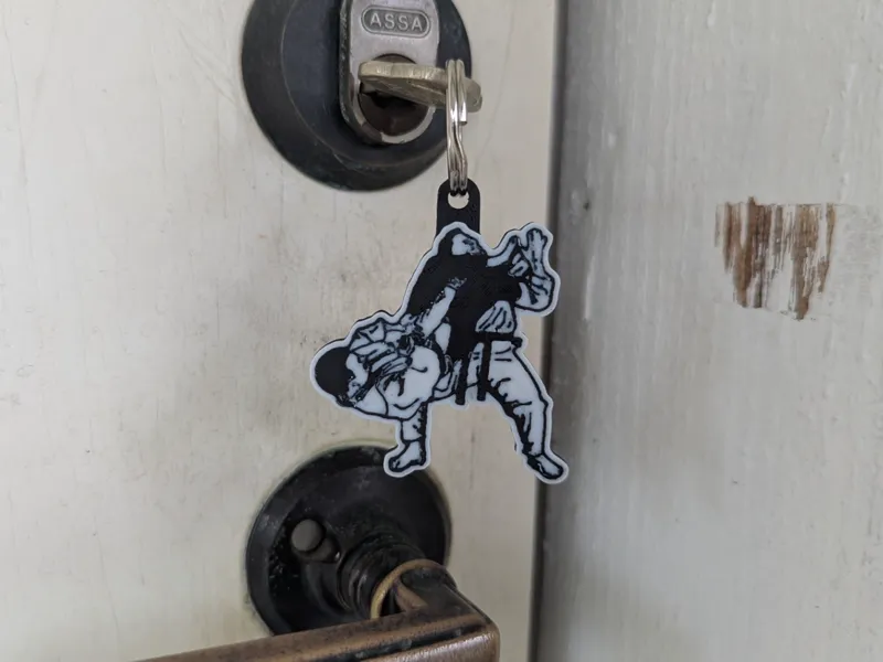 BJJ Armbar keychain