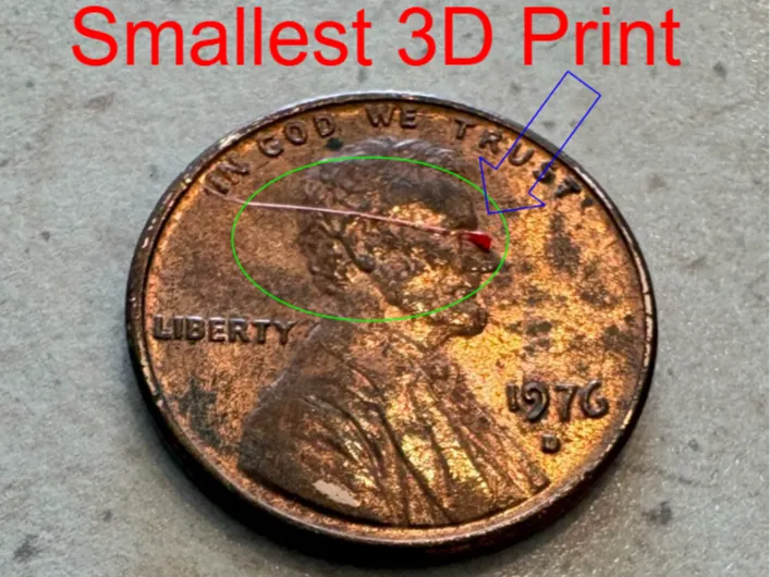 Smallest 3D Print Possible