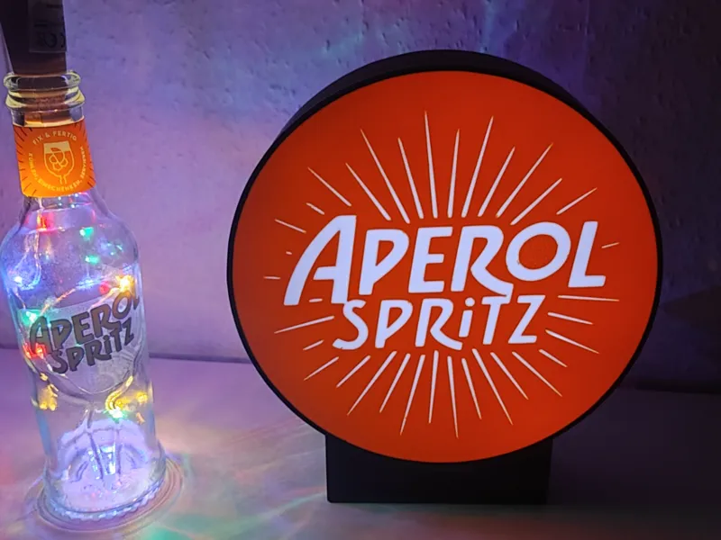 Aperol Spritz Lightbox