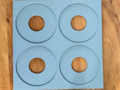 100mm Acrylic Disc Jig for UV Printing