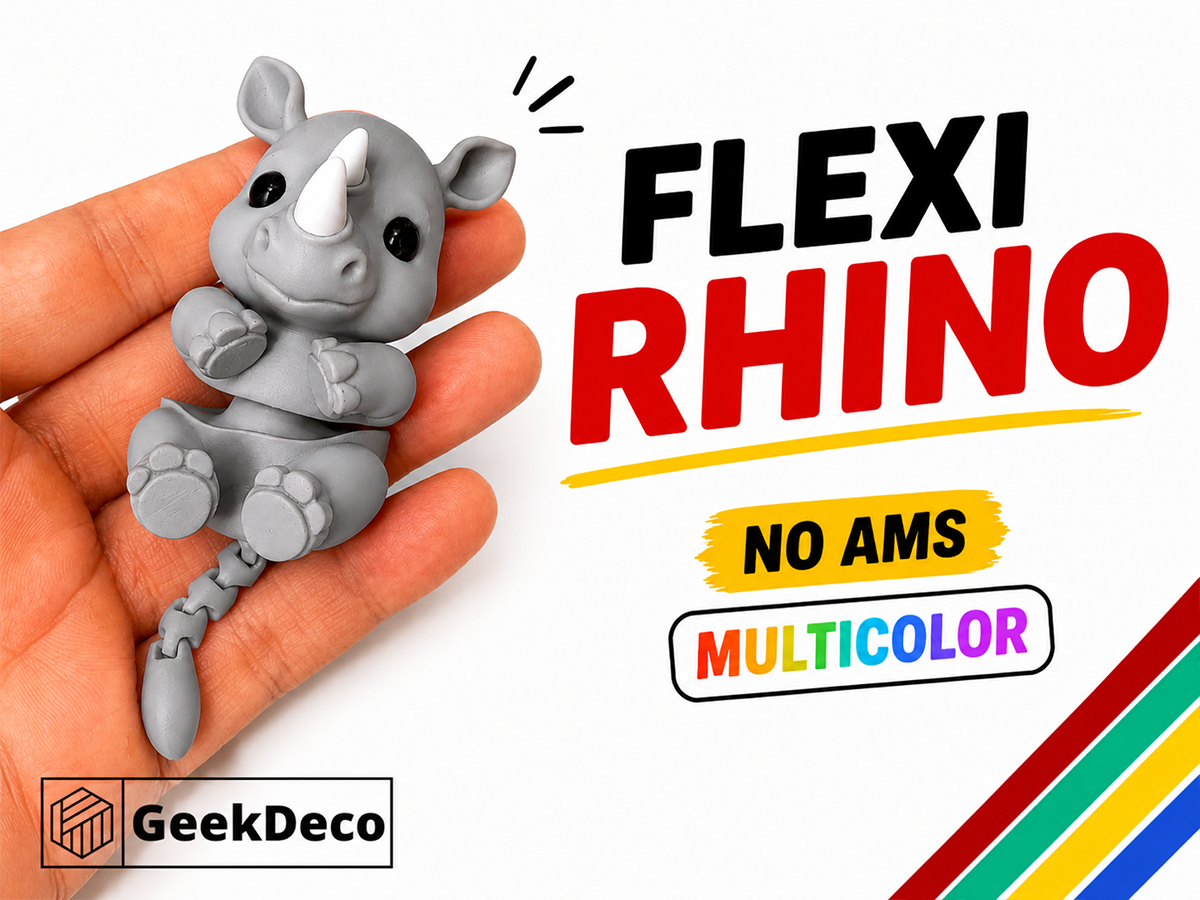 Flexi Rhino | NO AMS | White Rhino