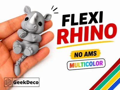 Flexi Rhino | NO AMS | White Rhino