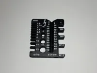 Measuring tool from M6 to M12