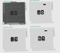 Includes 4 or 2 button options, w/o logos