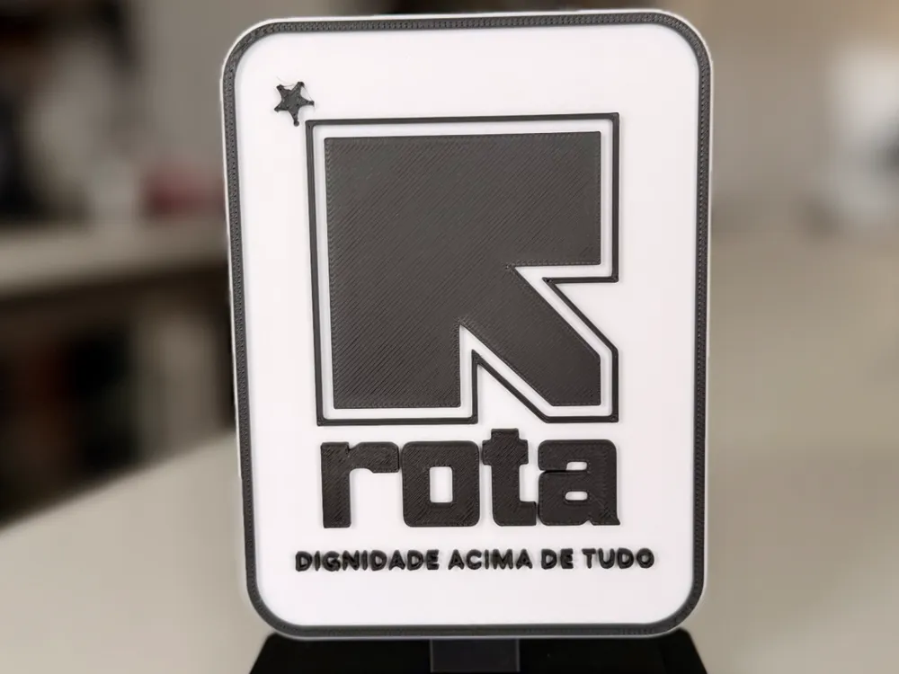 Logo Da Rota ROTA - Polícia Militar de São Paulo - Modelo gratuito para impressão 3D ...
