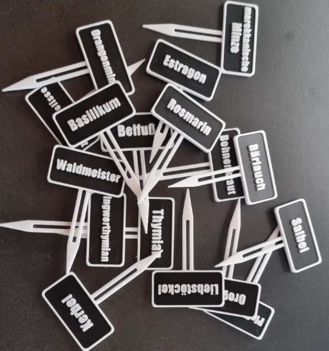 Kräuterschilder