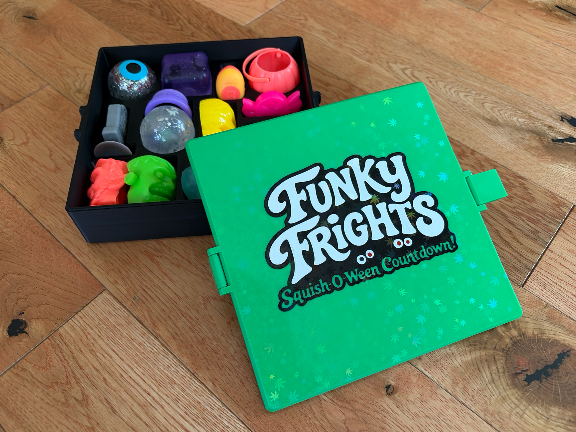 NeeDoh Funky Frights Calendar Case - 1
