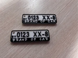 Belarus License Plates for Cars (customizable)