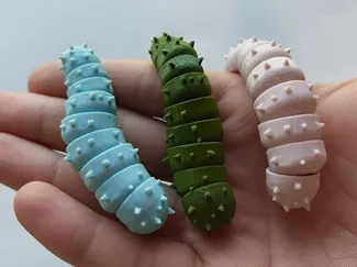 Mini Flexi Caterpillar Fidget Toy | No Support