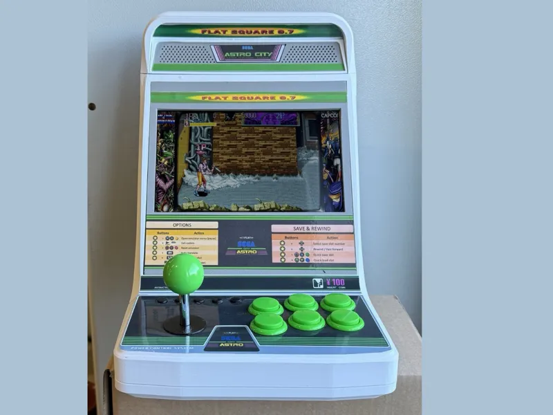 ASTRO CITY 3D PRINT for POWKIDDY A9 Bartop