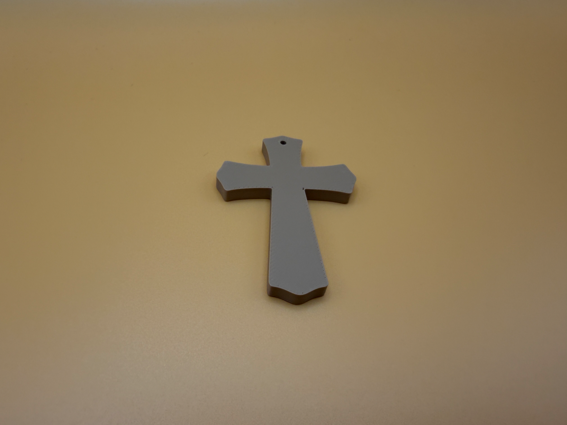 Classic Cross Pendant / Keychain (Rounded Style)