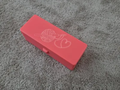 Magnetic box (Print in Place) for Crocheting Hooks