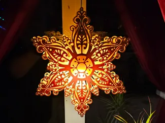 Advent Star / Snowflake Lampshade Adventsstjärna