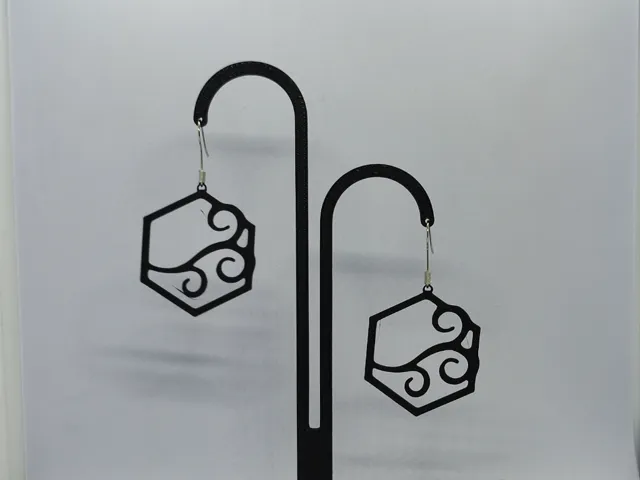 Pendientes Brisa Hexagonal