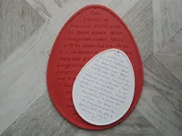 Œuf de Pâques avec prière — photo 2