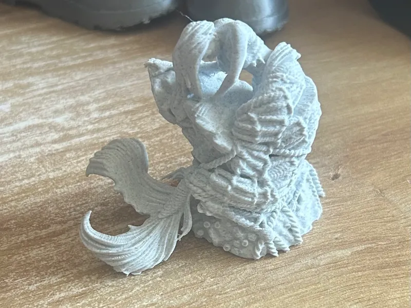 Detailed Fantasy Mermaid Statue