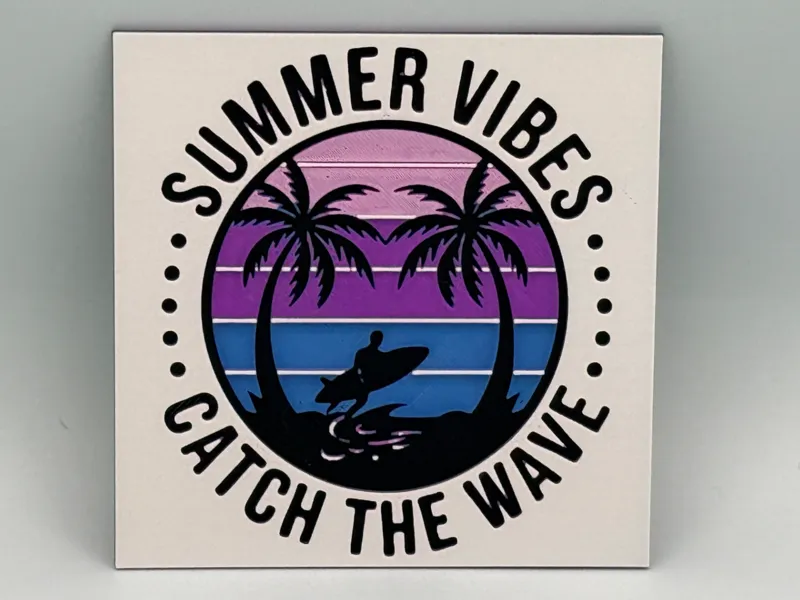Summer Vibes Catch the Wave Hueforge