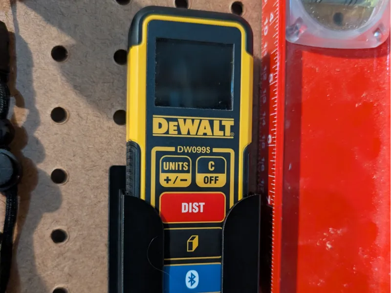 Dewalt DW099S Laser Measure Pegboard Holder