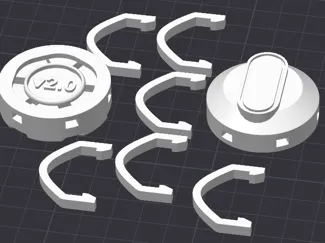 TNTBA Anti-Vibration Feet 2.0 for A1 A1Mini