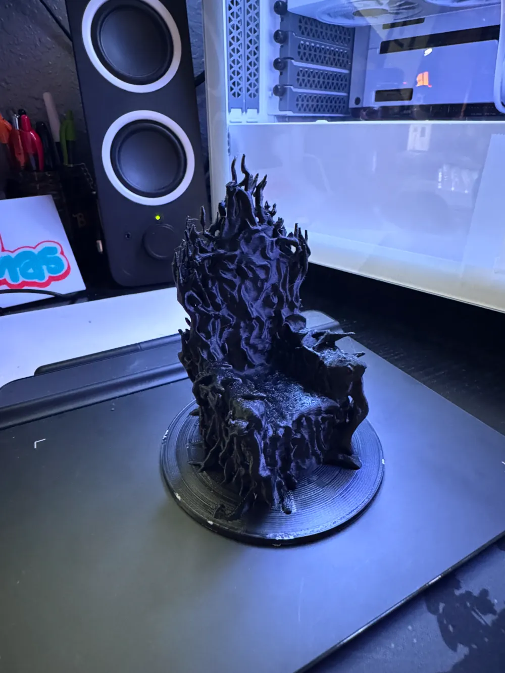 زينة المنفى القديمة المصنوعة يدويًا، تصميم خاص، تمثال مخلوق قوي مجنح عملاق