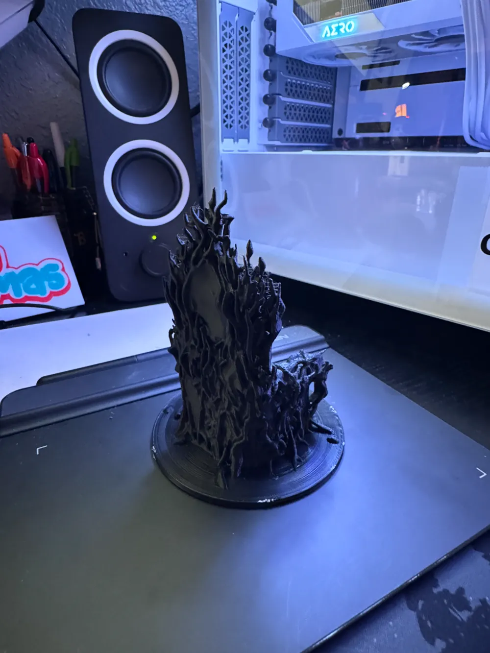 زينة المنفى القديمة المصنوعة يدويًا، تصميم خاص، تمثال مخلوق قوي مجنح عملاق