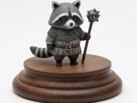 Guerrier raton laveur, figurine — photo 2