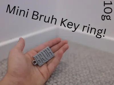 Cool mini Bruh key ring