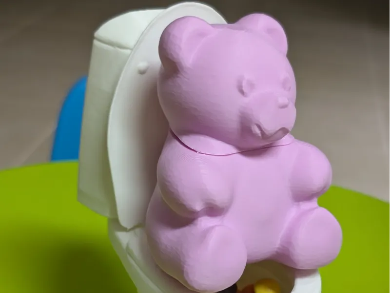 Gummy Bear Toilet candy Dispenser