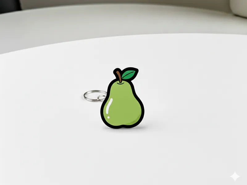Pear Keychain | 3D Printed