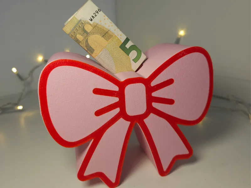 Hair Bow Piggybank / Schleifen Spardose