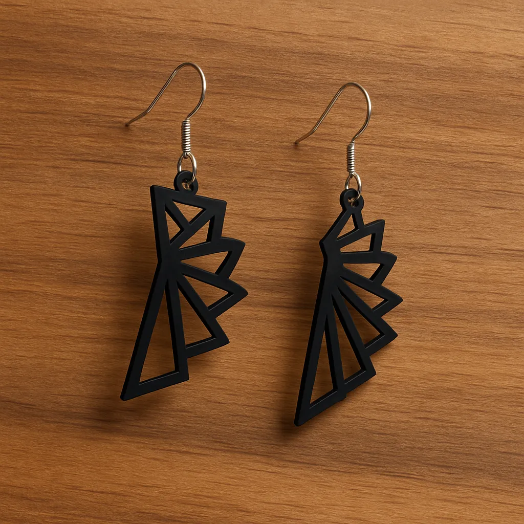 Geometric Earrings view 2