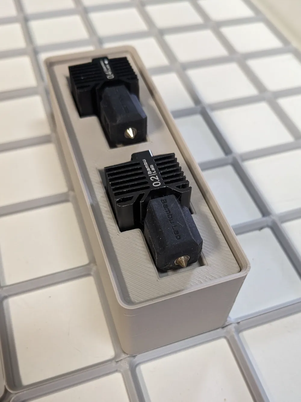 Gridfinity Bambu Hotend Holder - Free 3D Print Model - MakerWorld