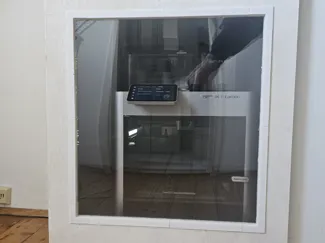 Double glazed window frame