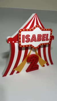 insegna per tendone personalizzabile