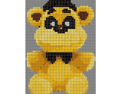 fredbear plush pixel puzzle