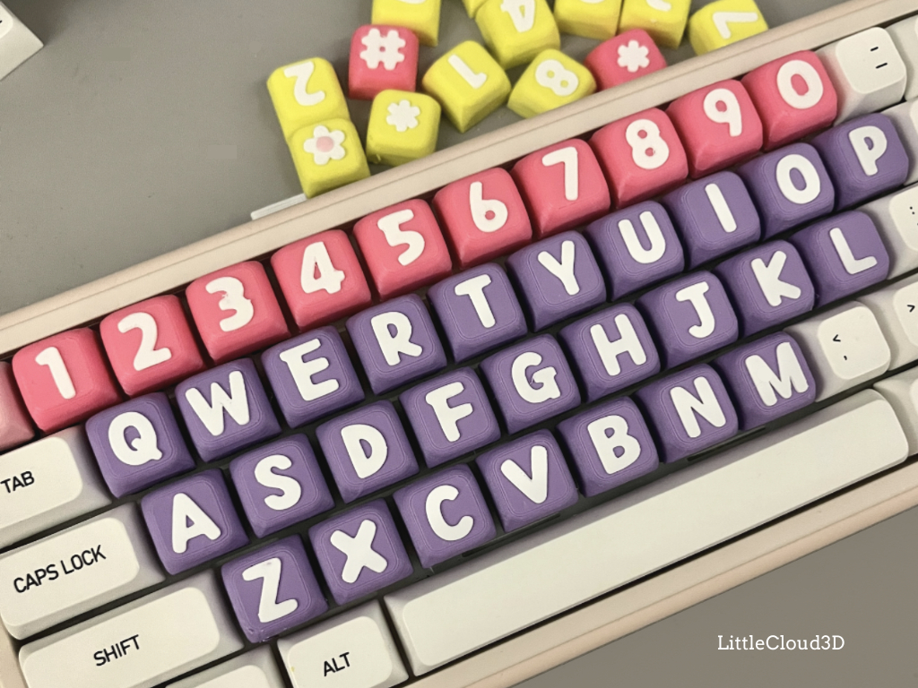 Alphabet & Number Keycaps