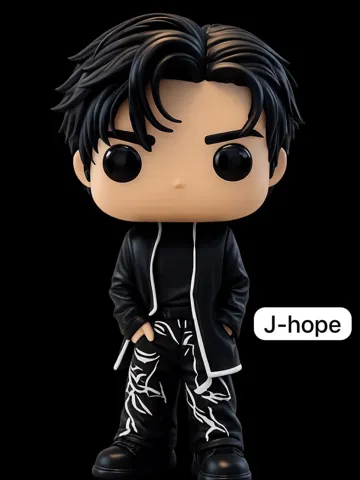 Figura decorativa: figura j-hope multicolor — vista de referencia 2