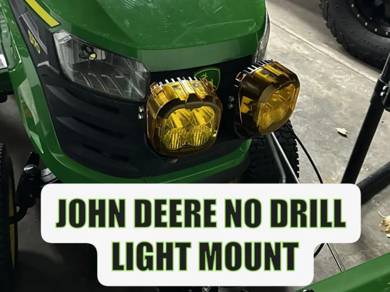 John Deere NO Drill Light Mount