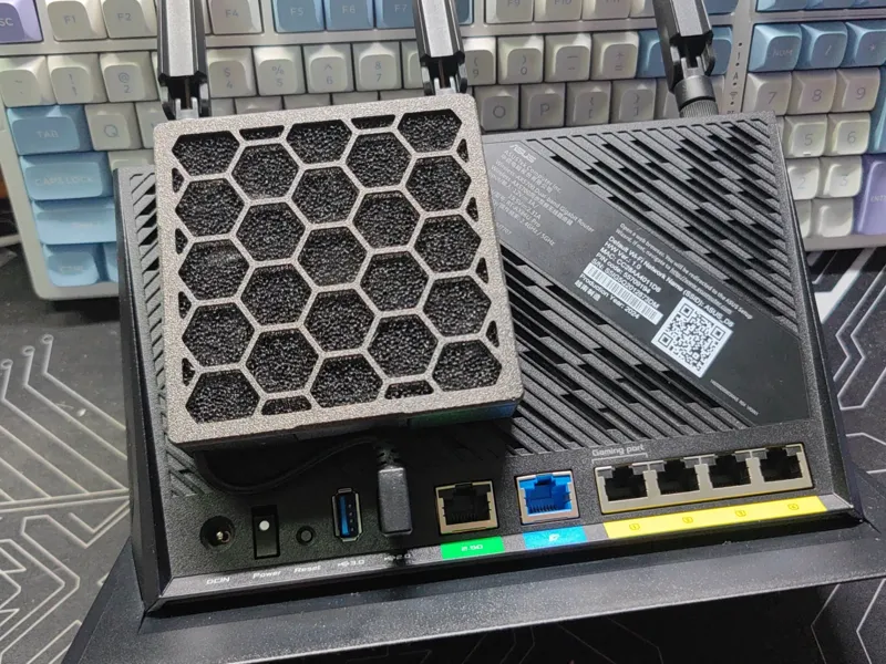 华硕AX86U pro路由器散热|Asus ax86U pro router cooling