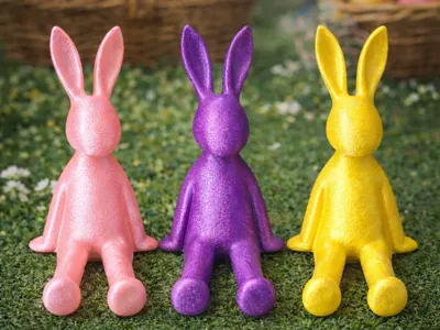 Cute Bunny Decor–Sitting Rabbit Easter Decoration