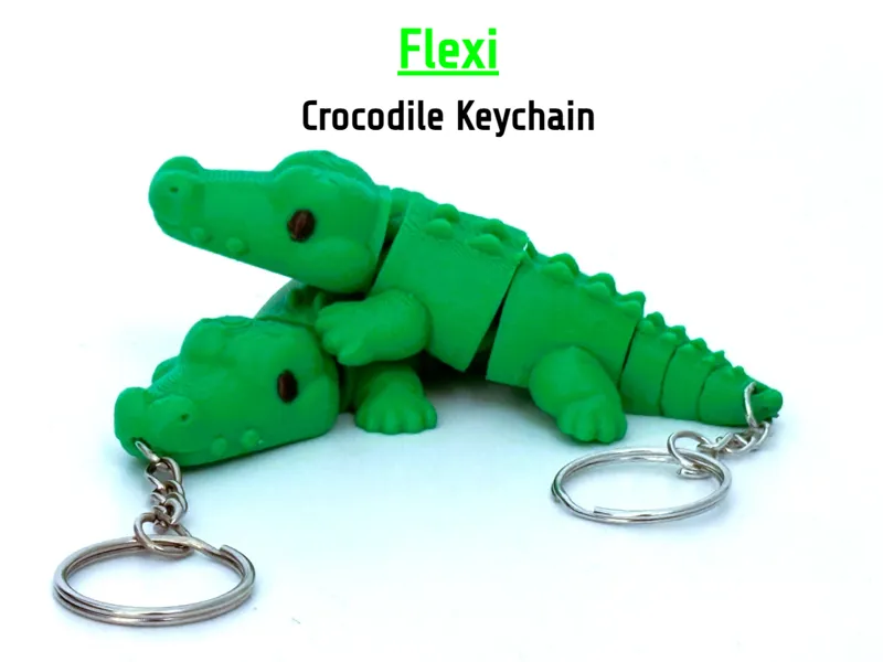 Crocodile Keychain