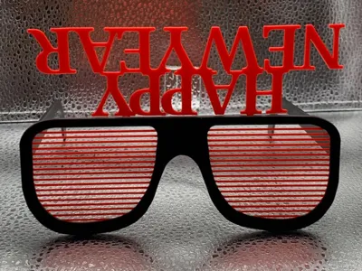 Stranger Things New Years Eve Glasses