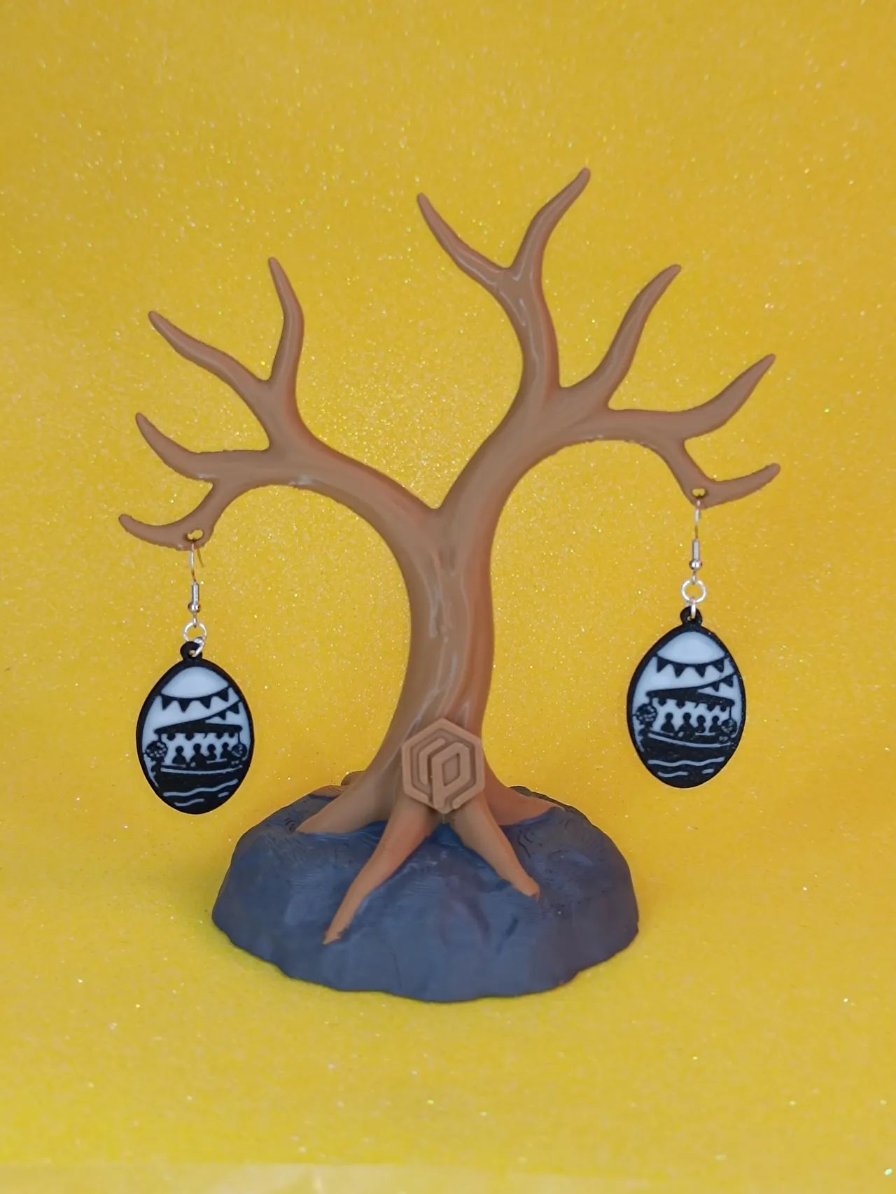 Pendientes "Os Caneiros" view 2