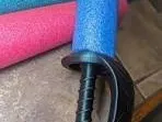 pool noodle sword, handle
